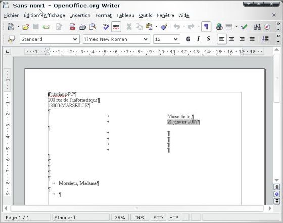 open office writer. images OpenOffice Writer