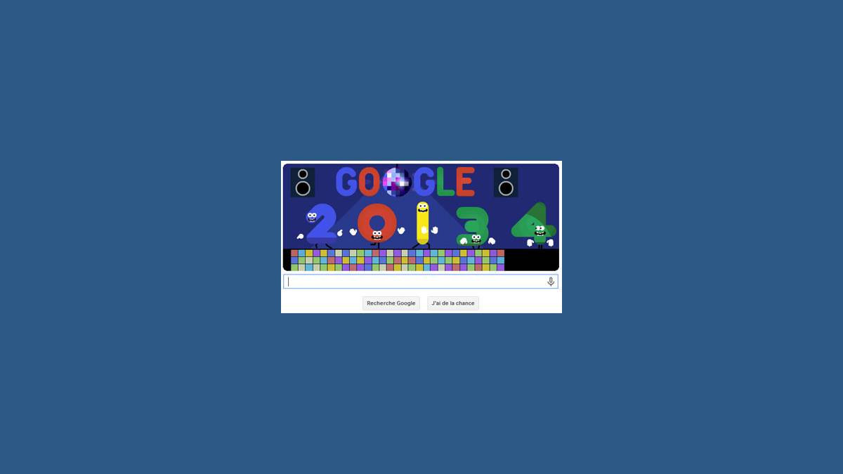 Bonne année 2014 en Doodle