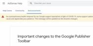  La fin du plugin Google Publisher Toolbar