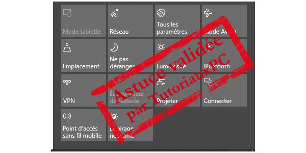 Windows 10 comment désactiver le mode tablette